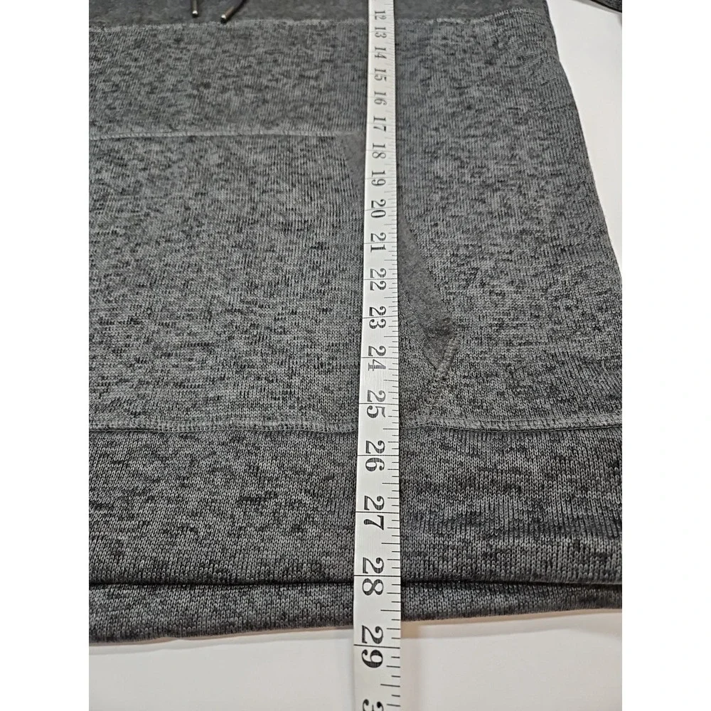Caliville‎ Men's Heather Gray Fleece Pullover Hoodie w/ Kangaroo Pocket Size M